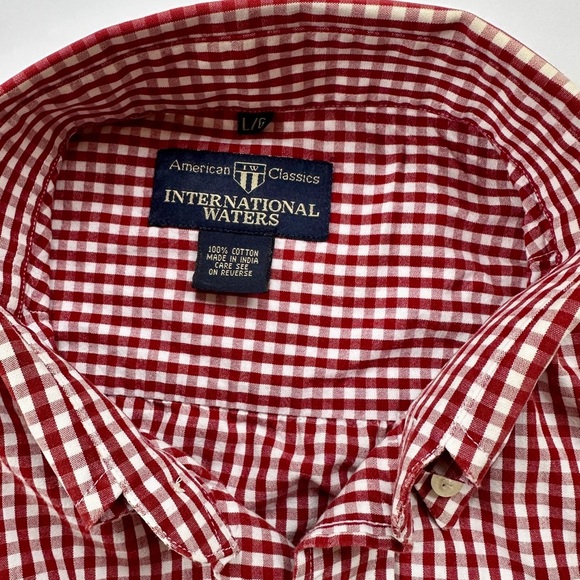 Men’s International Waters Brand Short Sleeved Shirt Size Large - Picture 4 of 4